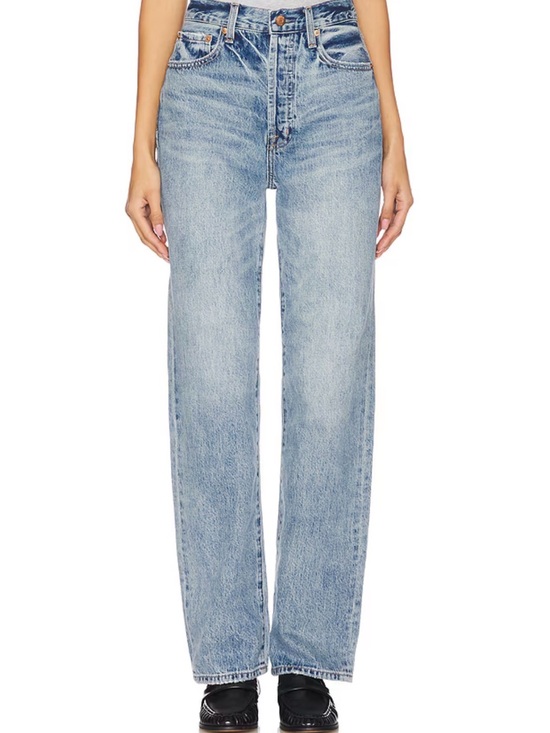 pistola Denim - Pistola Cassie Super High Rise Straight Jeans Size 26 Bramble Denim Button Fly